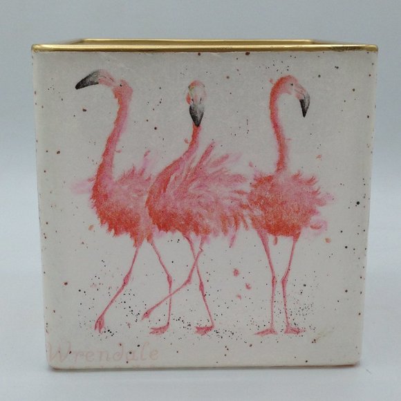Flamingo Party Girls on a 6” Square - Picture 1 of 2